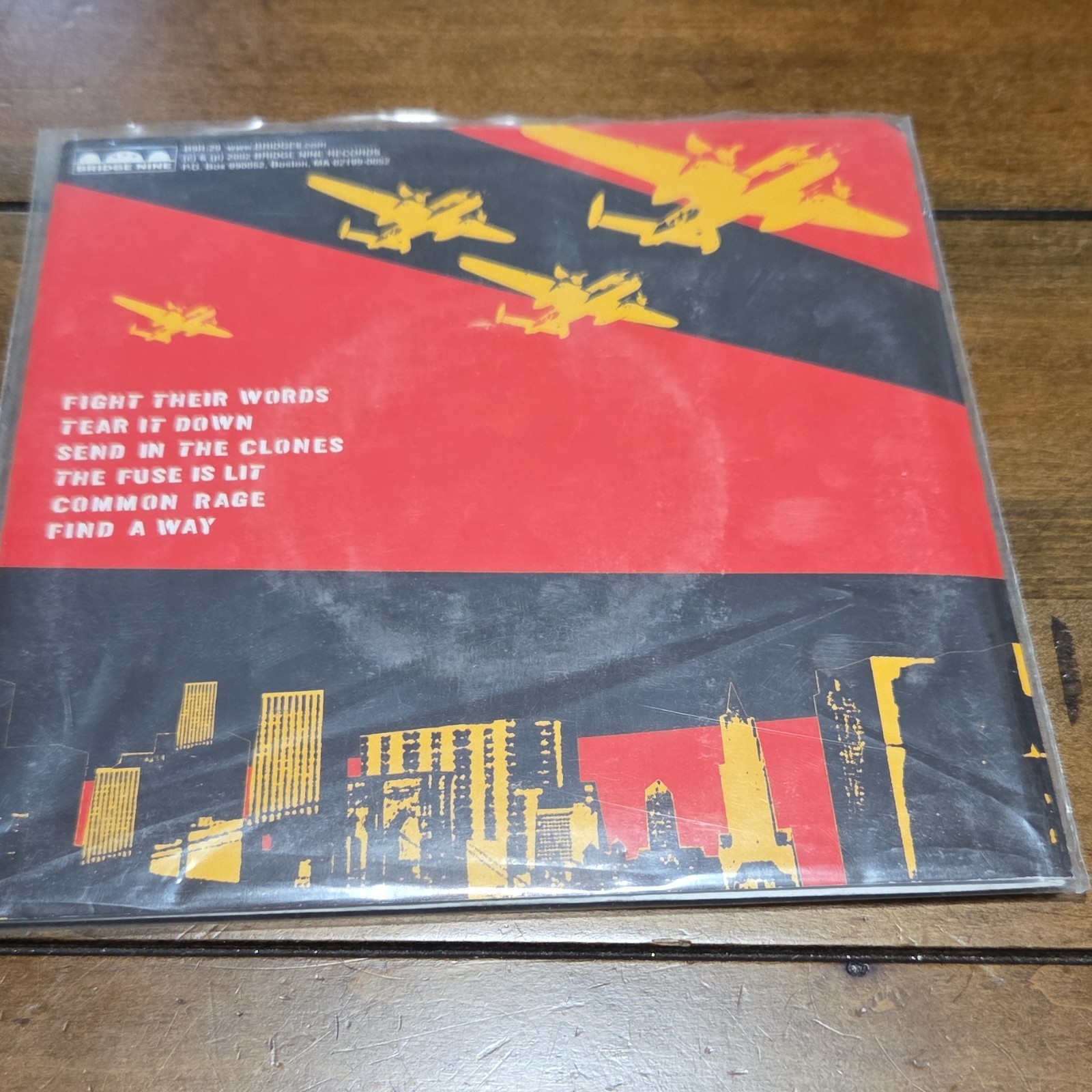 Striking Distance The Fuse Is Lit 7" Vinyl EP Black Bridge Nine B9R029 Hardcore image 2
