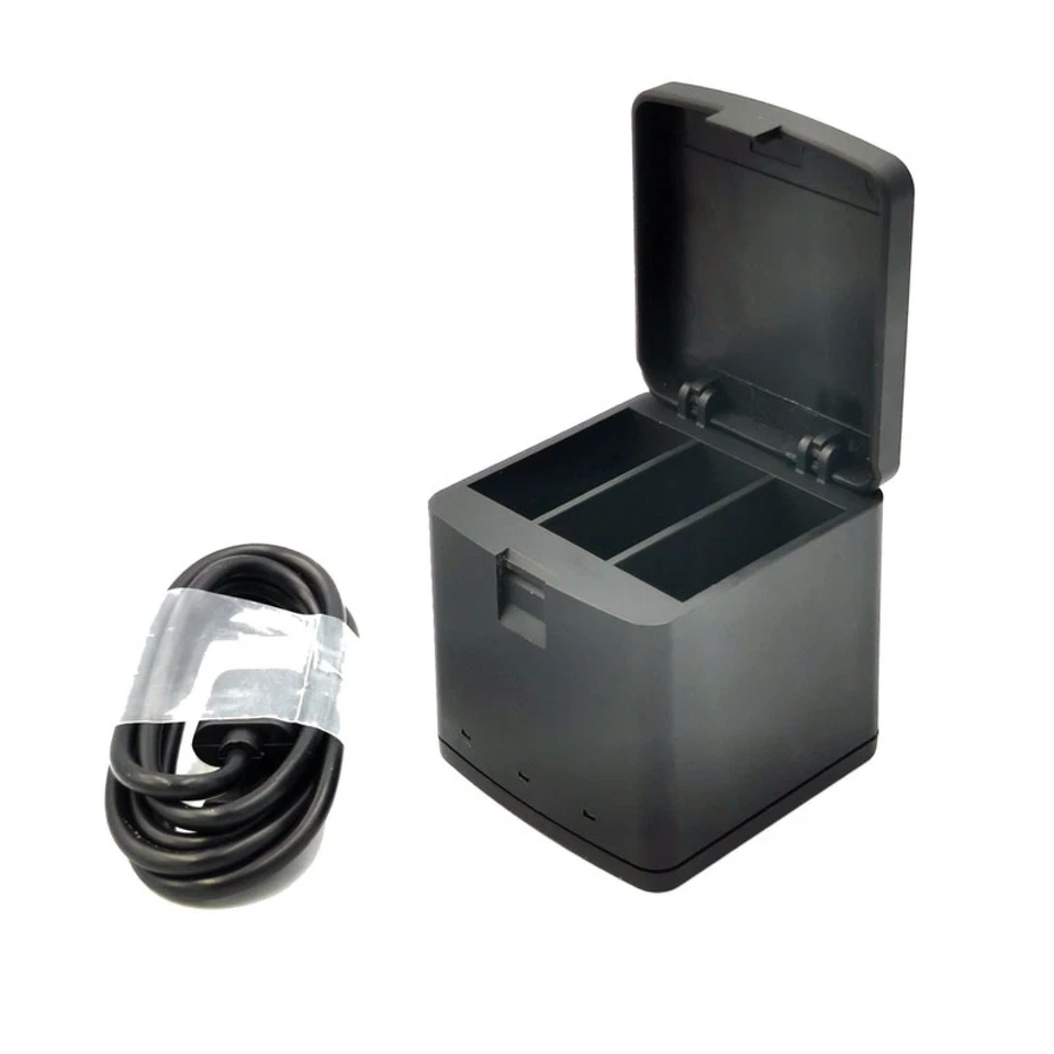 3 Way LED Indicate Battery Charger Charging Box Cable For GoPro Hero 9 Black Cam - Image 3 of 4