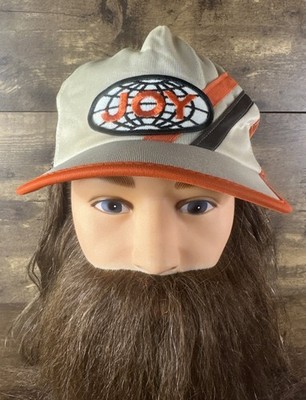 Vintage Joy Global Mining Equipment Rare Trucker Hat Embroidered Logo Coal WV
