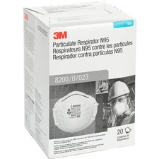 3M 8200 N95 Particulate Respirator Face Mask 20pcs Exp 12/2025  NEW!!!