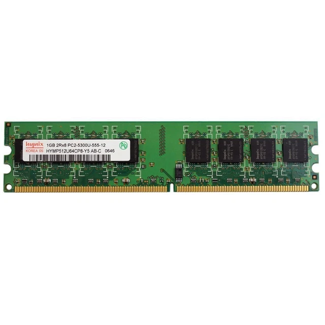 Hynix DIMM DDR2 SDRAM 512 MB capacidad por módulo computadora módulos RAM 4