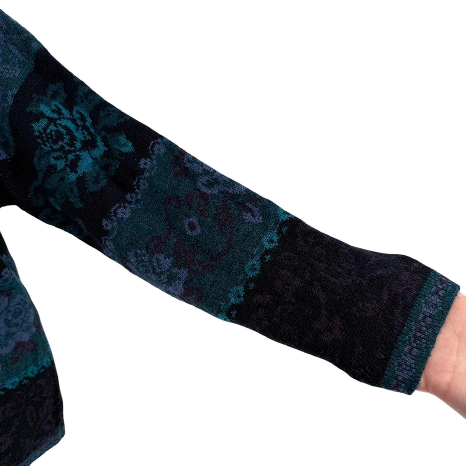 VTG Classic Elements Pullover Sweater SMALL Flora… - image 8