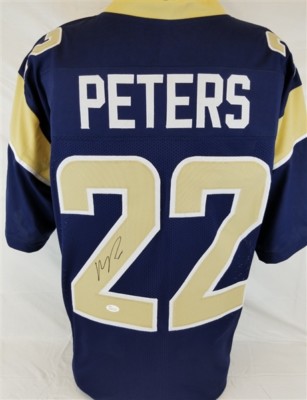 Marcus Peters Signed Los Angeles Rams Jersey (JSA COA) 2×Pro