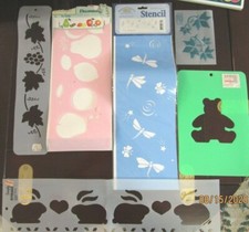 STENCILS..LOT OF 6.. ASSORTED