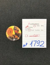 AAFES POGS, 14th Series/Printing,1 POGS, 5¢, #P1792, FAIR