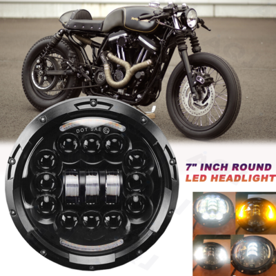 7 inch Led koplamp chrome - J.W. Speaker - EU gekeurd- Lights