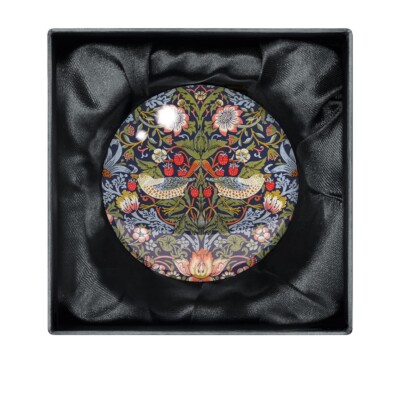 V&A Strawberry Thief Crystal Dome Briefbeschwerer