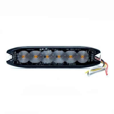 1x 18W LED Auto Frontblitzer Blitzlicht Warnleuchte LKW Strobe 12V 24V R65/R10