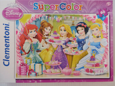 Disney PRINCESS super Color Puzzle 60 Teile Mädchen Spielwaren 5+ Spiel 