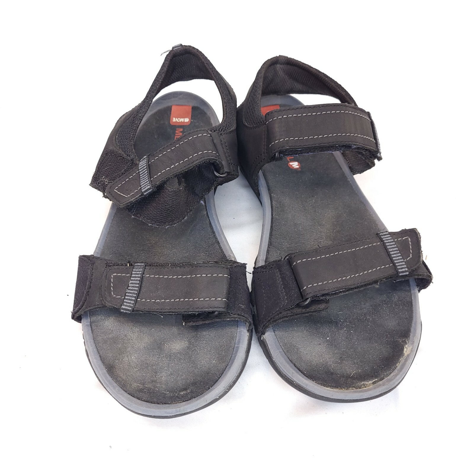 Sandali Merrell Telluride cinturino nero slingback suole impugnatura scarpe attive taglia 10