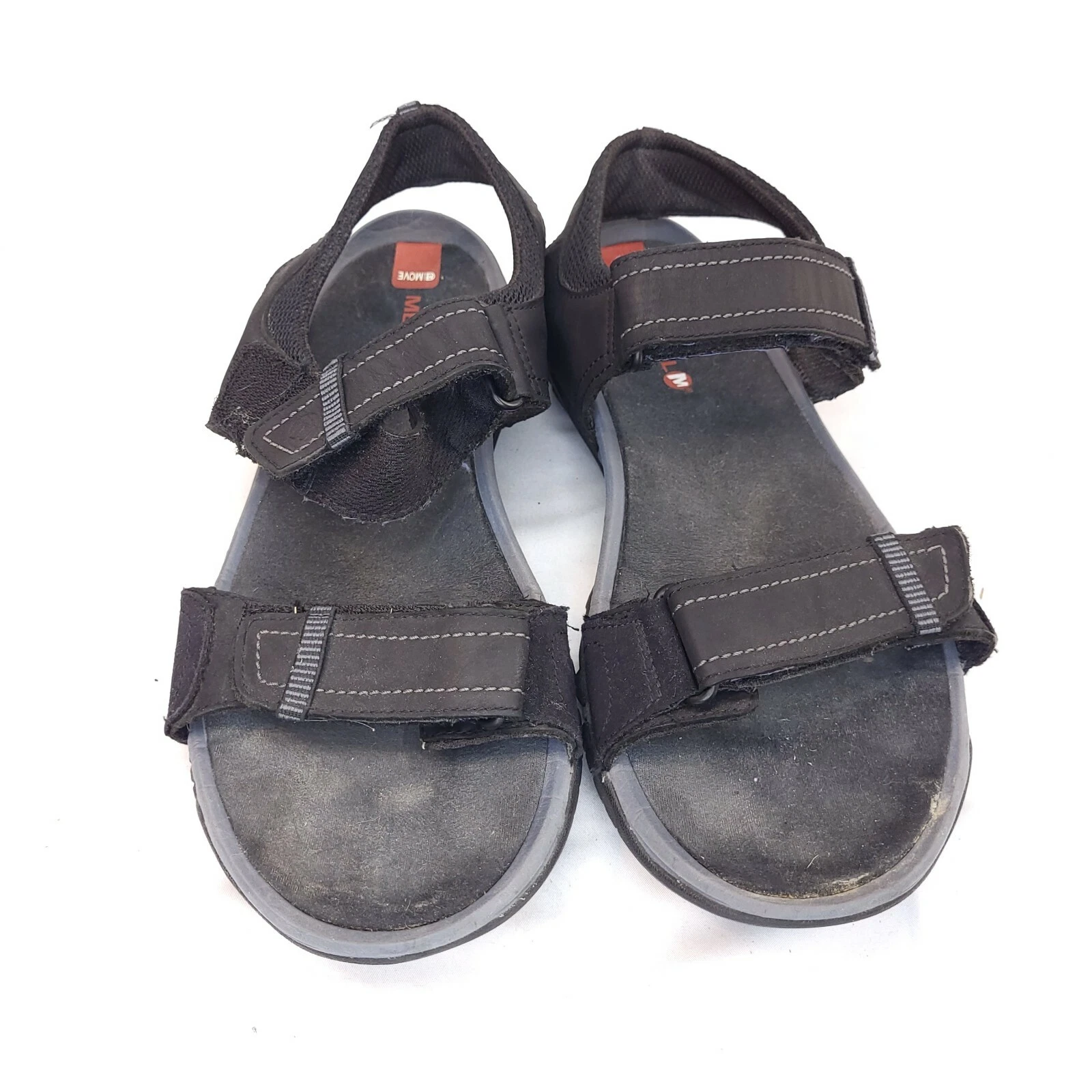 Merrell Telluride Black Strap Slingback Sandals Grip Soles Active Shoes Size 10