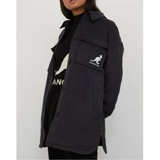 H&m Kangol Logo Oversized Shacket Jacket