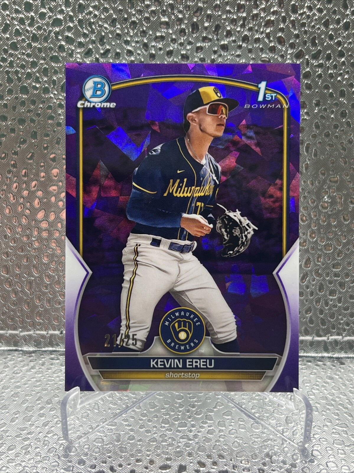 2023 Bowman Chrome Sapphire Edition Prospects Purple Kevin Ereu /25 #BCP-229