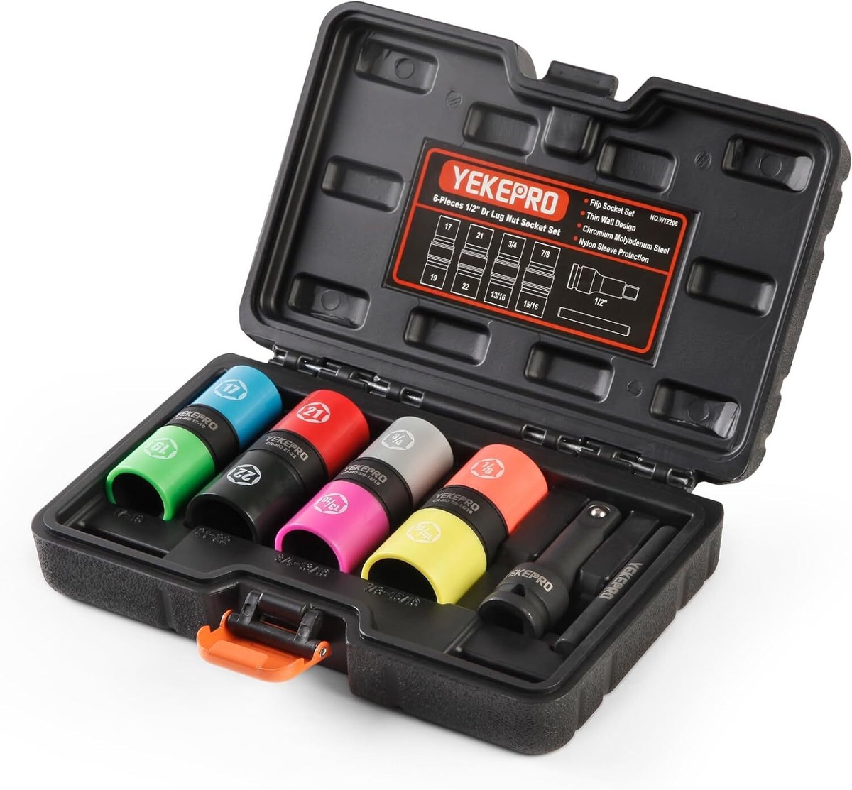 Flip Socket Set Milwaukee Socket Driver Lug Nut Socket Set, Size