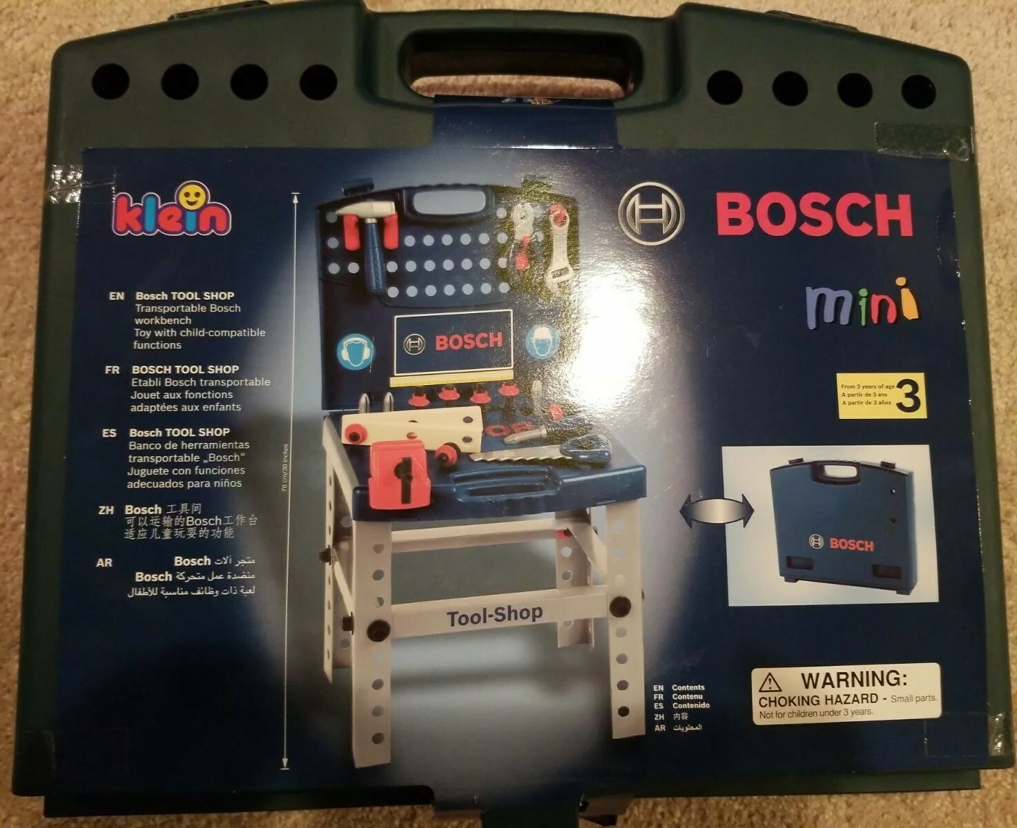 banco herramientas bosch niños