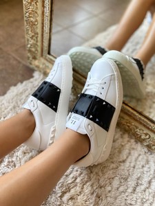 valentino open rockstud sneaker