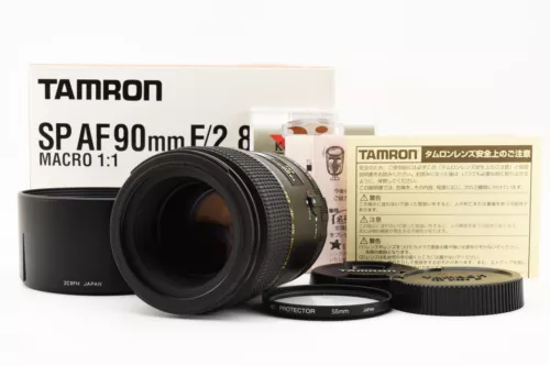 [Almost Unused] Tamron SP AF 90mm F/2.8 Di Macro 272E Lens for Nikon F JAPAN