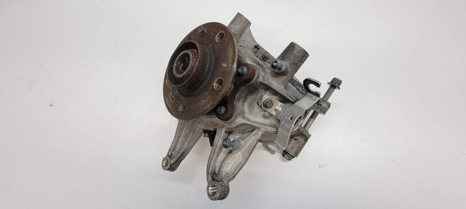 LAMBORGHINI HURACAN EVO REAR LEFT DRIVER HUB KNUCKLE REAR WHEEL STEERING OEM 
