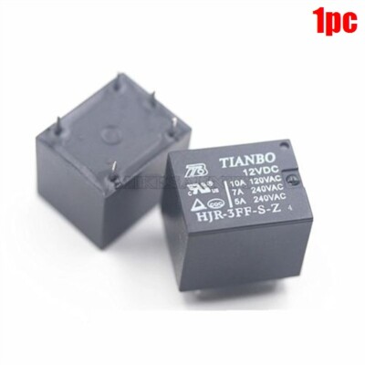 1Pcs HJR-3FF-S-Z 12Vdc Tianbo DIP-5 Relay New Ic es