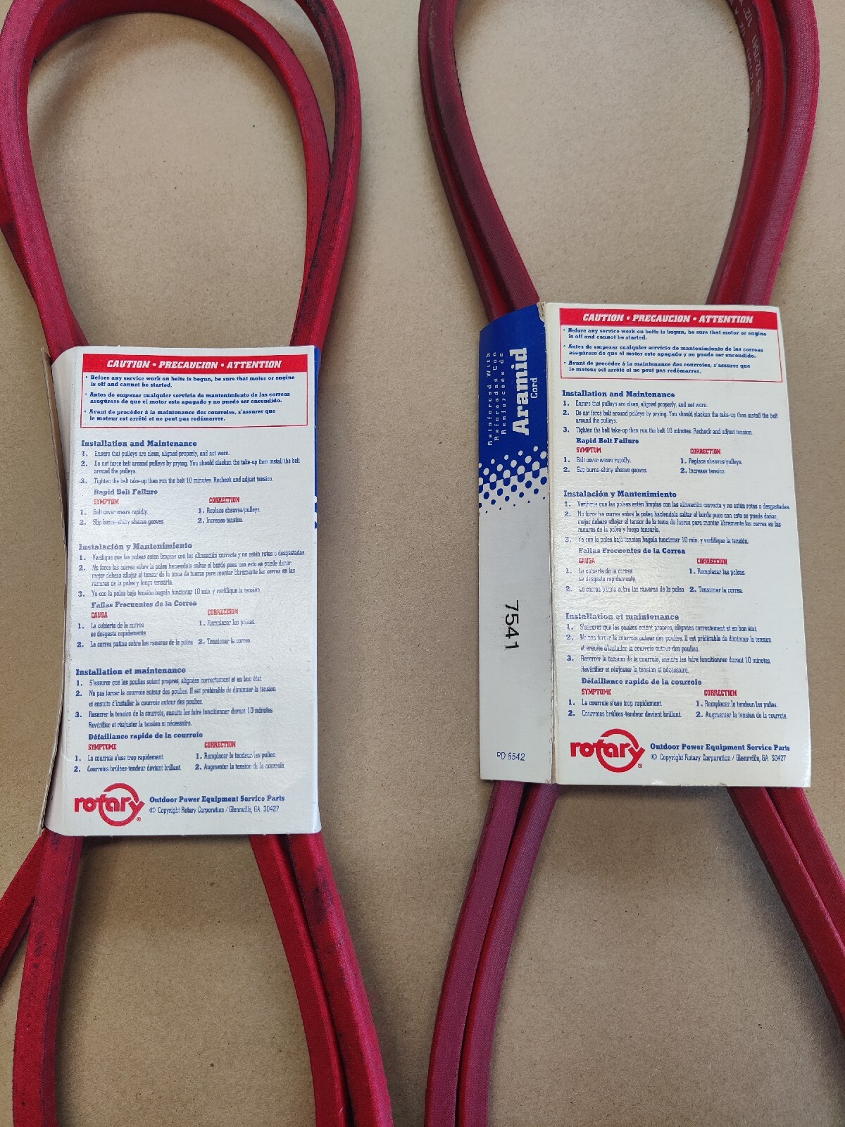 PTO & Deck Belt fits John Deere 300 314 316 317 318 M82718 & M41668 USA