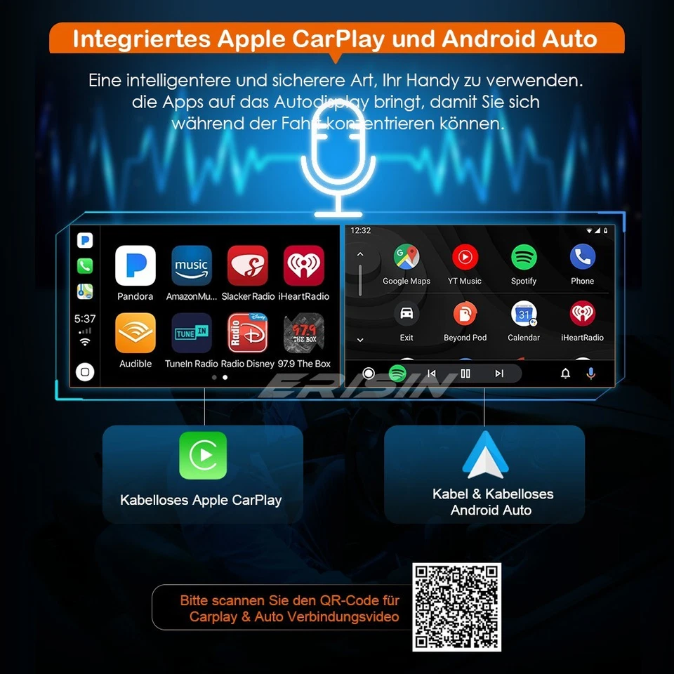 64GB Android 14 Autoradio Carplay GPS Navi DSP IPS RDS Fiat Grande Punto Linea - Bild 4 von 4