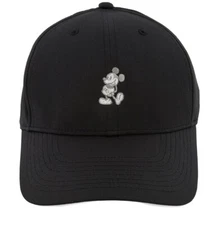 Disney Parks Nike Classic Mickey Dri-Fit Golf Baseball Hat Black Exclusive 2022