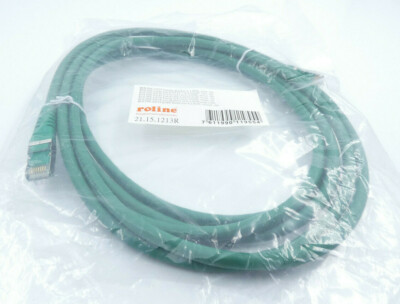 10 Stück ROLINE S/FTP Cat6 3m Netzwerkkabel Grün Cat6 S/FTP (S-STP) Cat 6 Kat6