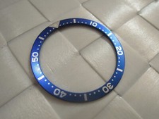 NEW BLUE BEZEL INSERT 38MM LARGE DIVERS SKX007-009 /7002-7001/6309-7040 WATCH