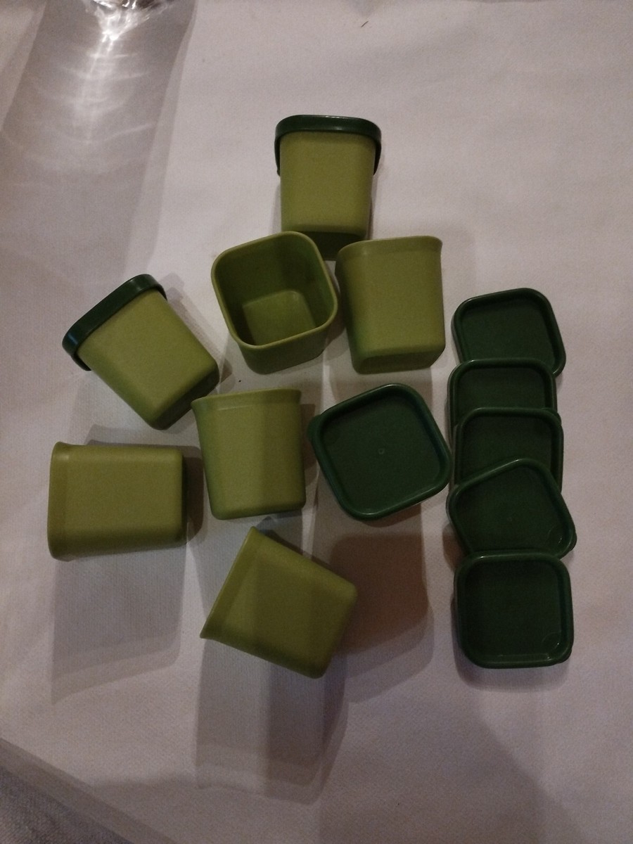 yaourt micro vap tupperware Marque Tupperware 8 Pots Yaourt Pour Cuiseur Micro Vap Colori Vert Boite