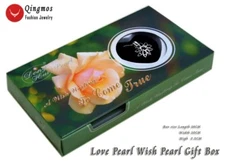 Wish Pearl 20mm Flower Pendant Chokers Necklace for Women Oyster Gift Box wh3662