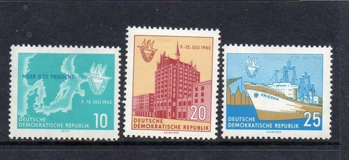 DDR MNH 1962 SGE637-639 5. OSTSEEWOCHE