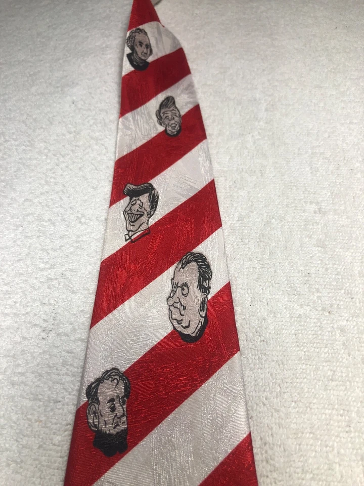 CORBATA EMBAJADOR HOMBRE ROJO BLANCO Y AZUL 3,75 X 59 Foto 4 de 4