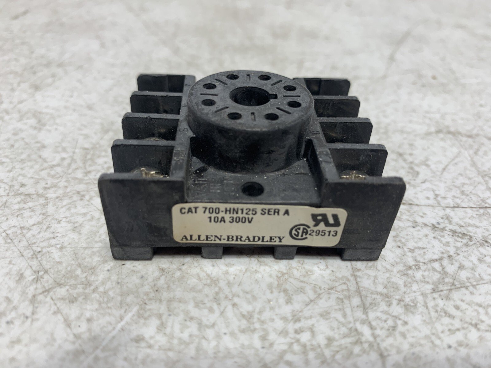 Allen Bradley 700-HN125 8 Pin Open StyleTube Based Relay Socket