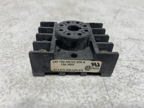 Allen Bradley 700-HN125 8 Pin Open StyleTube Based Relay Socket