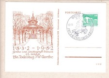 Kartka Weimar 150. Rocznica śmierci Goethe- u. Schillergroft ..... S4