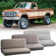 Pickup Front Saddle Blanket Bench Seat Cover Striped For Ford F-250 Old Truck