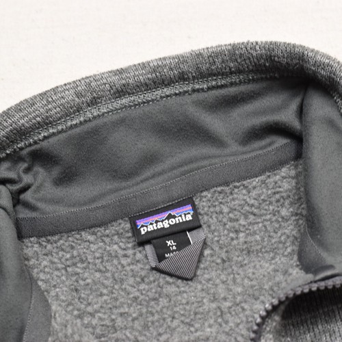 Patagonia 1/4 Zip Pullover Sweater High Neck Polyester Gray Size XL (14) YOUTH - Picture 7 of 8