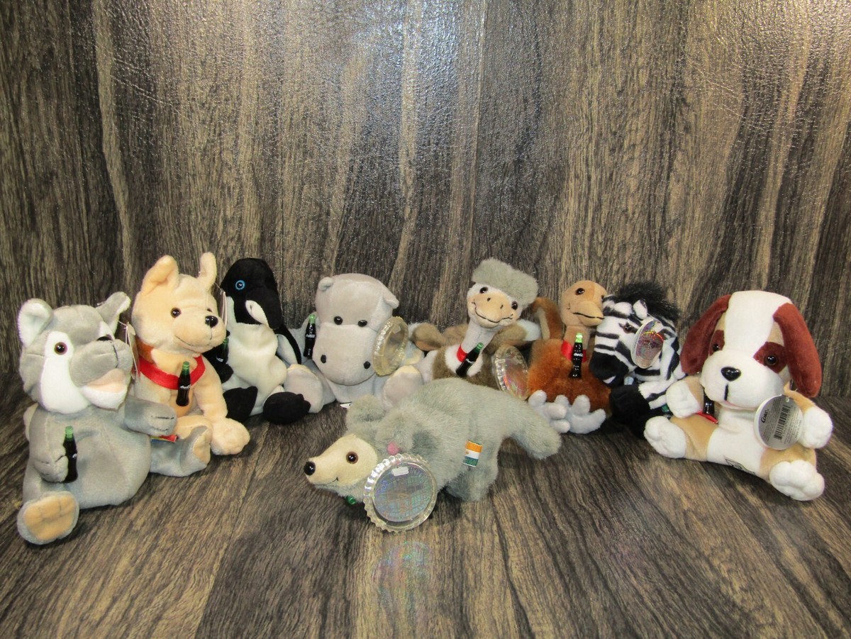 1999 Coca Cola International Bean Bag Plush Collection Choose Your