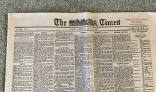 Old Newspaper Covering Queen Elizabeth Birth 1926/ Re-print?