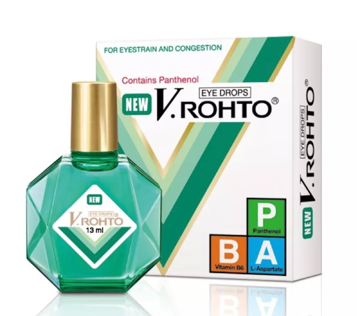 VRohto Eye drops 13ml forEyestrain Congestion Redness  