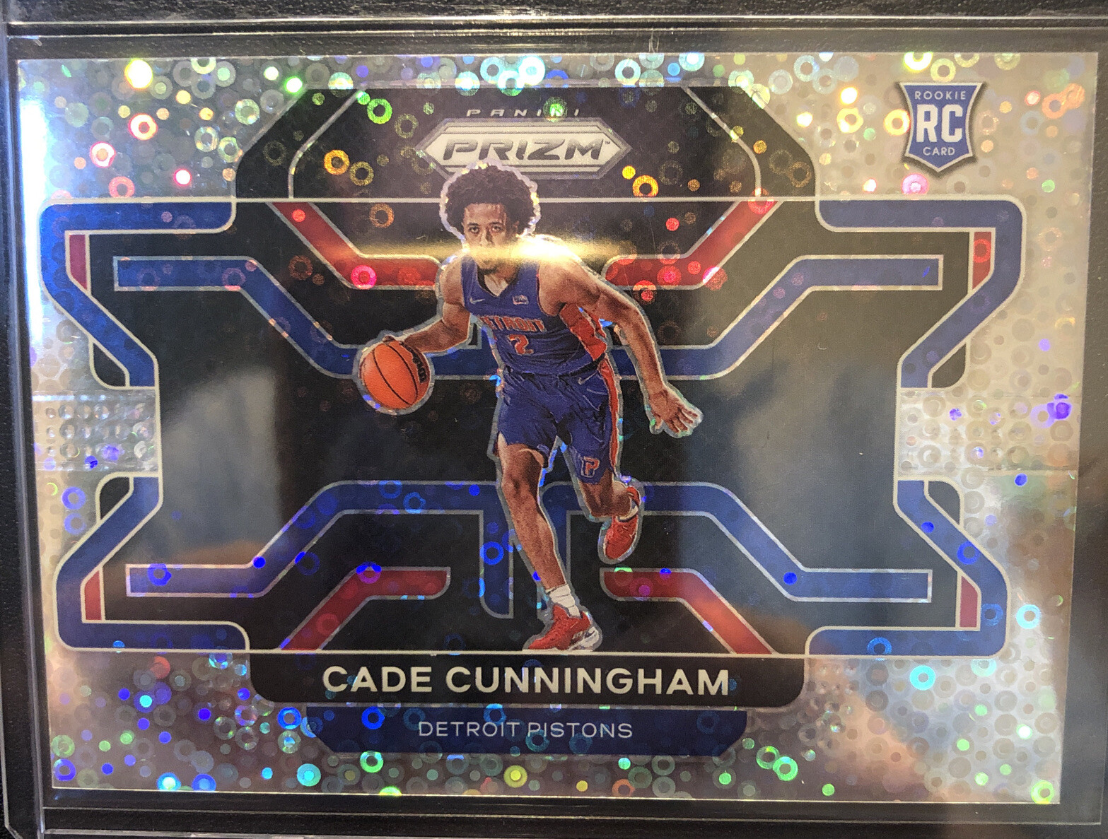 2021-22 Panini Prizm Cade Cunningham Fast Break Rookie Variation RC #282