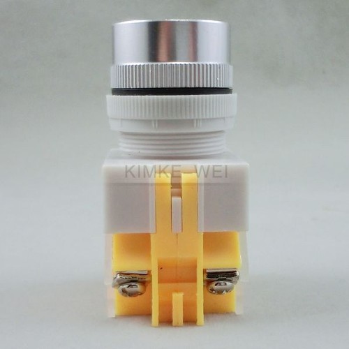 5x Green Momentary OFF-ON N / O Push Button Switches 600V 10A 22mm Y090 LAY37 - Picture 4 of 9