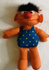 Vintage Sesame Street Ernie Stuffed Toy Tyco 1995