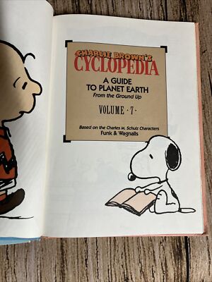 Peanuts Charlie Brown's CYCLOPEDIA Volume 1 & 7 HC Books Funk