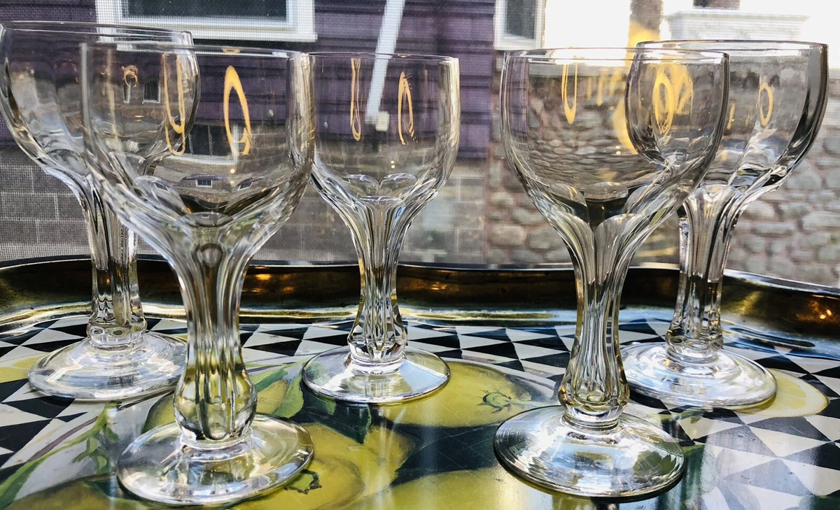 Art Deco Champagne Flutes