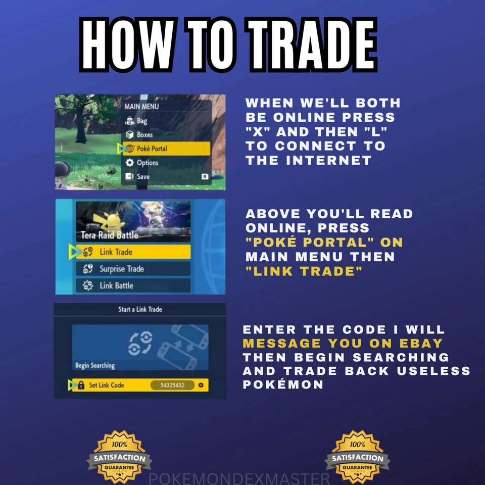 Custom Shiny/Non Shiny Pokemon ✨6IV✨ Build Your Own Pokemon- Scarlet & Violet - Image 4 of 4