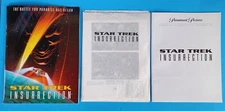 STAR TREK INSURRECTION- PRESS KIT - CUSTOM FOLDER, (5) B&W PHOTOS, 27 PAGE BKLET