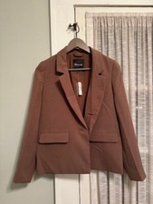 madewell womens blazer XS STYLE NL234 - BROWN-OLIVER