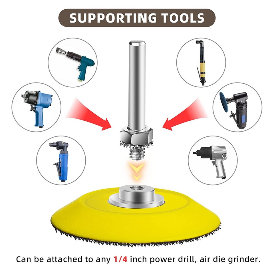 102-Piece Sanding Disc Kit - 3 Inch, 800 To 5000 Grit, Hook & Loop For Drill