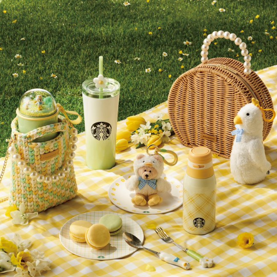 STARBUCKS KOREA 2024 Spring Delight Chubby Dome Duck Figure